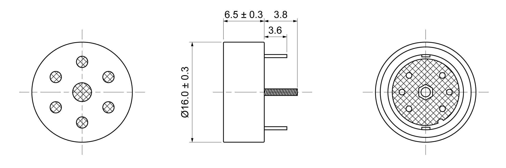 CMUB1665-15068-392E-1 Mechanical Drawing